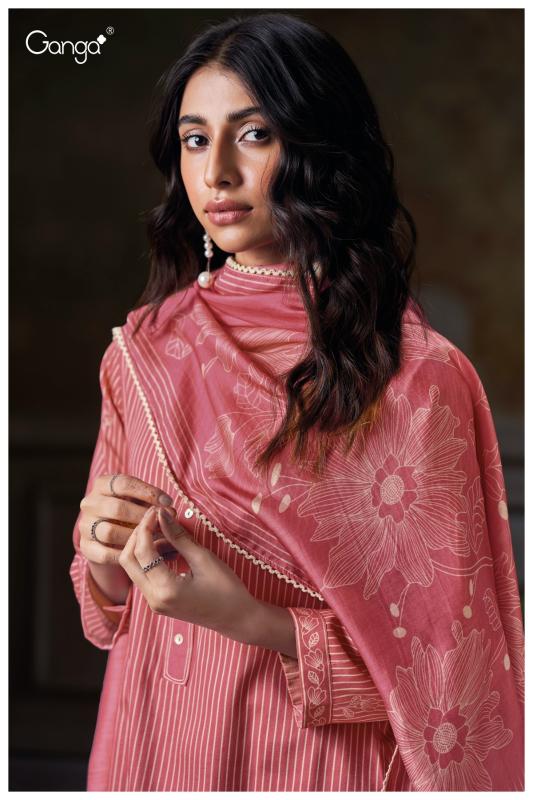 Ganga Junia 3770 catalog salwar kameez surat wholesale