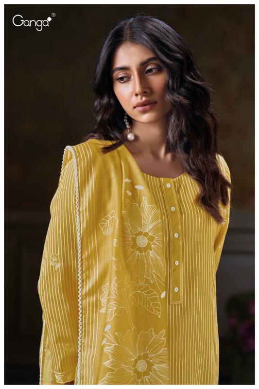 Ganga Junia 3770 catalog salwar kameez surat wholesale