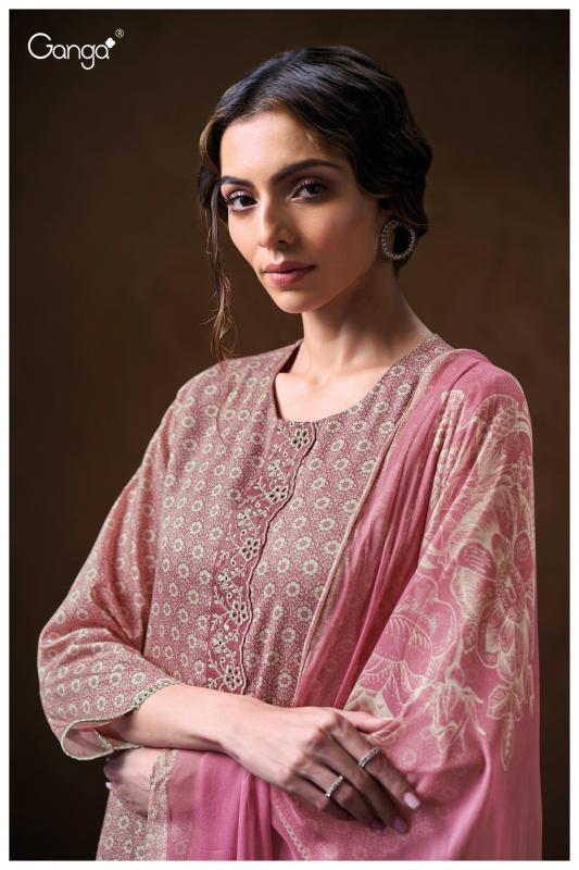 Ganga Kenzira 3772 catalog unstitched salwar kameez wholesale pakistan