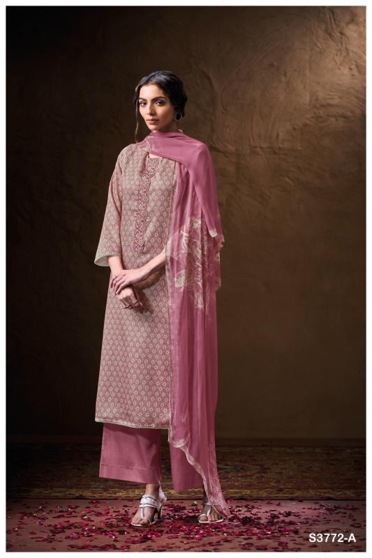 Ganga Kenzira 3772 catalog unstitched salwar kameez wholesale pakistan