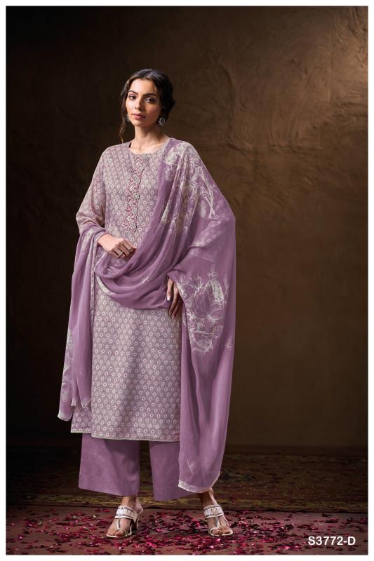 Ganga Kenzira 3772 catalog unstitched salwar kameez wholesale pakistan