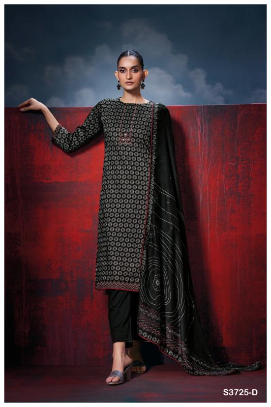 Ganga Kiyana 3725 catalog wholesale salwar kameez market in bangalore