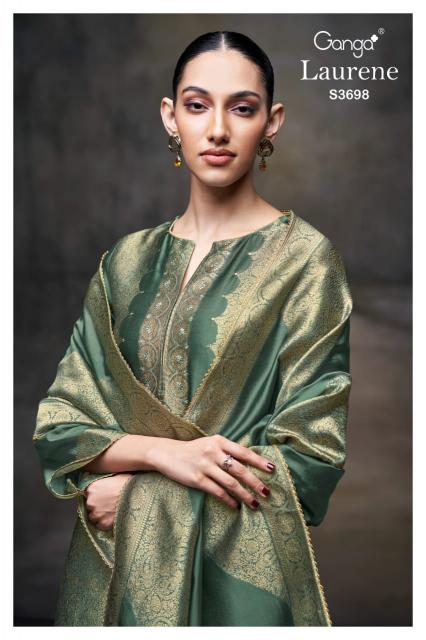 Ganga Laurene 3698 catalog indian salwar kameez wholesale