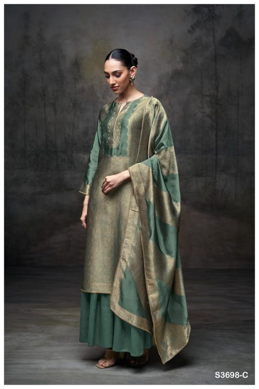 Ganga Laurene 3698 catalog indian salwar kameez wholesale