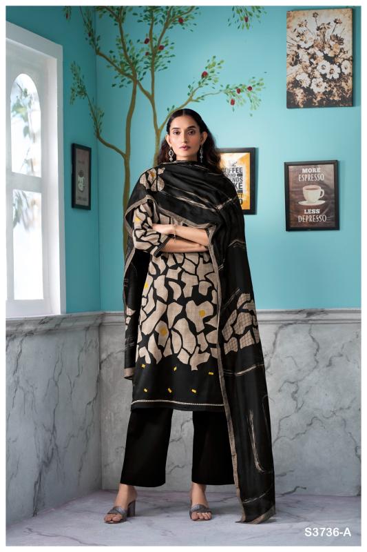 Ganga Lilixia 3736 catalog designer salwar kameez wholesalers uk