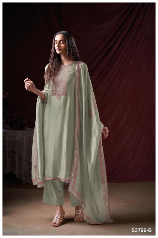 Ganga Lysia 3796 catalog wholesale market for salwar kameez in delhi