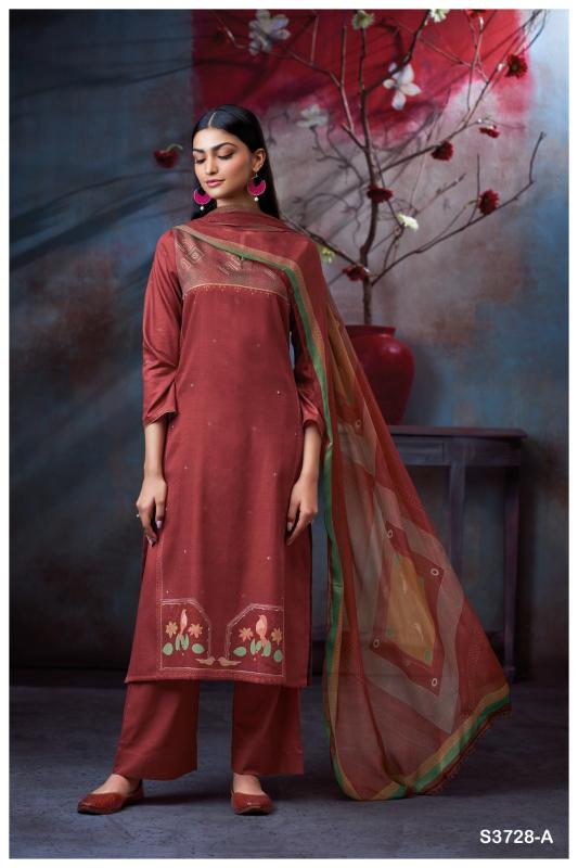 Ganga Maddie 3728 catalog wholesale salwar kameez catalog