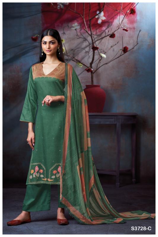 Ganga Maddie 3728 catalog wholesale salwar kameez catalog