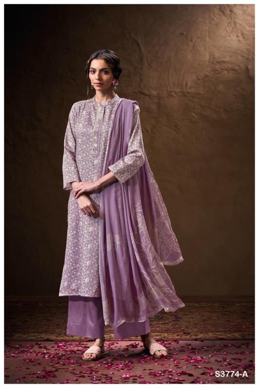 Ganga Monaly 3774 catalog unstitched salwar kameez wholesalers in india