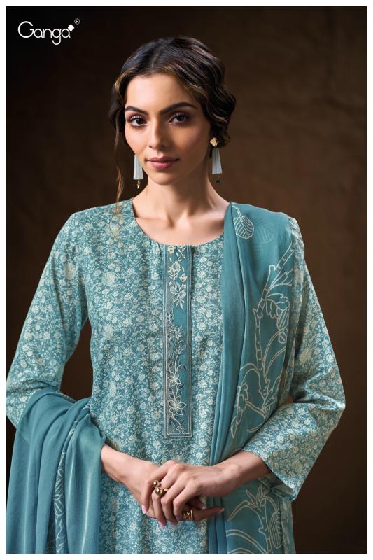 Ganga Monaly 3774 catalog unstitched salwar kameez wholesalers in india