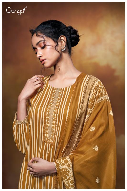 Ganga Nilofer 3696 catalog salwar kameez material wholesale