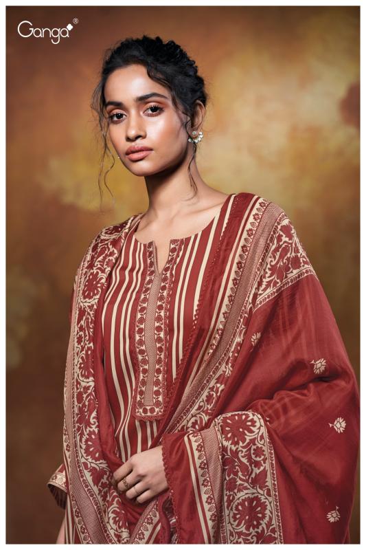 Ganga Nilofer 3696 catalog salwar kameez material wholesale