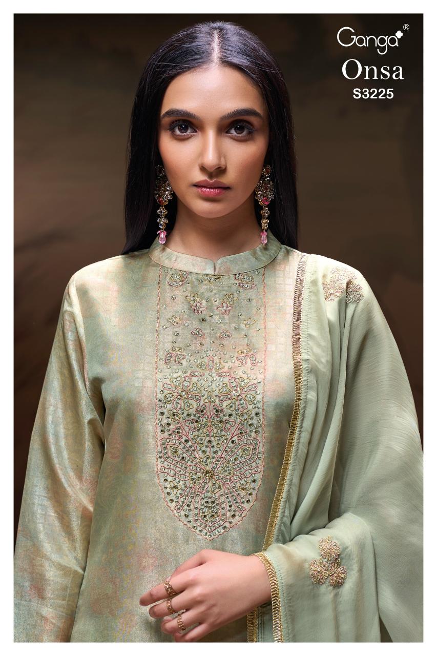 Ganga Onsa 3225 catalog wholesale salwar kameez suits