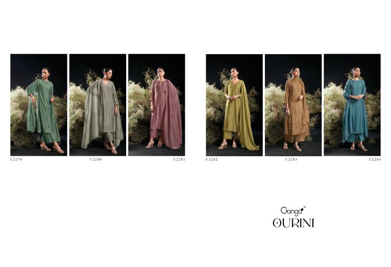Ganga Ourini catalog designer salwar kameez wholesale in delhi