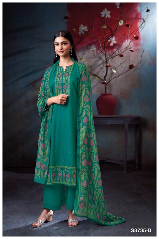 Ganga Samida 3735 catalog traditional salwar kameez wholesale