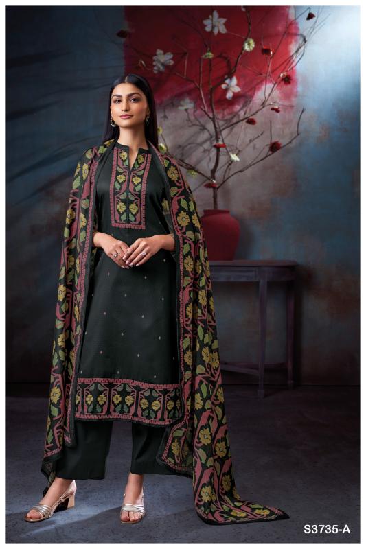 Ganga Samida 3735 catalog traditional salwar kameez wholesale