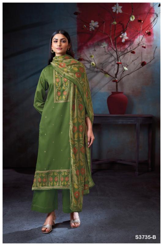 Ganga Samida 3735 catalog traditional salwar kameez wholesale