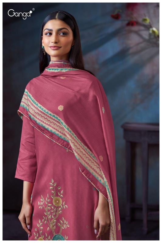 Ganga Swaalina 3722 catalog unstitched salwar kameez wholesale market in delhi