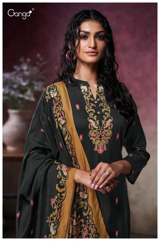 Ganga Tamsin 3720 catalog unstitched salwar kameez wholesale pakistan