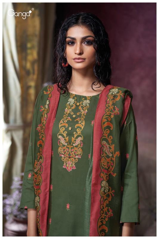 Ganga Tamsin 3720 catalog unstitched salwar kameez wholesale pakistan