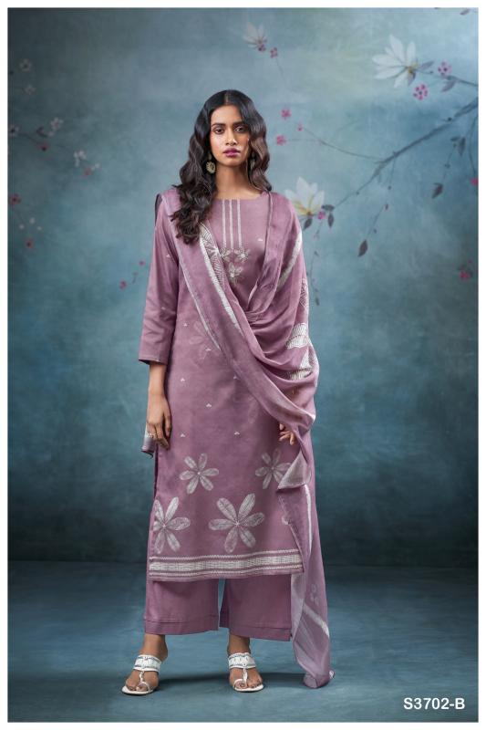 Ganga Ulani 3702 catalog unstitched salwar kameez wholesalers