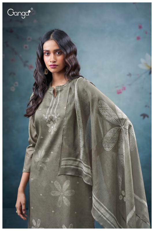 Ganga Ulani 3702 catalog unstitched salwar kameez wholesalers