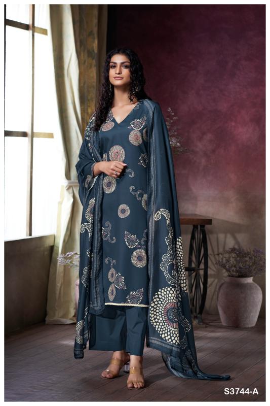 Ganga Uriah 3744 catalog designer salwar kameez wholesale in surat