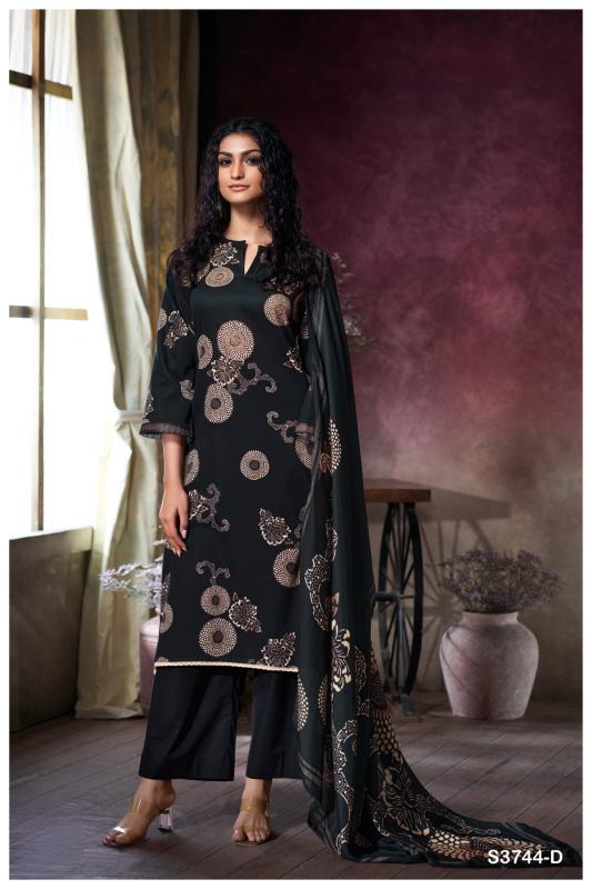 Ganga Uriah 3744 catalog designer salwar kameez wholesale in surat