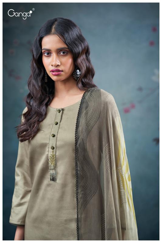 Ganga Vrinda 3707 catalog unstitched salwar kameez wholesalers uk