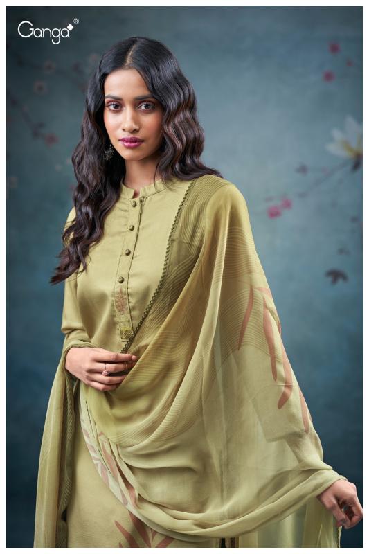 Ganga Vrinda 3707 catalog unstitched salwar kameez wholesalers uk