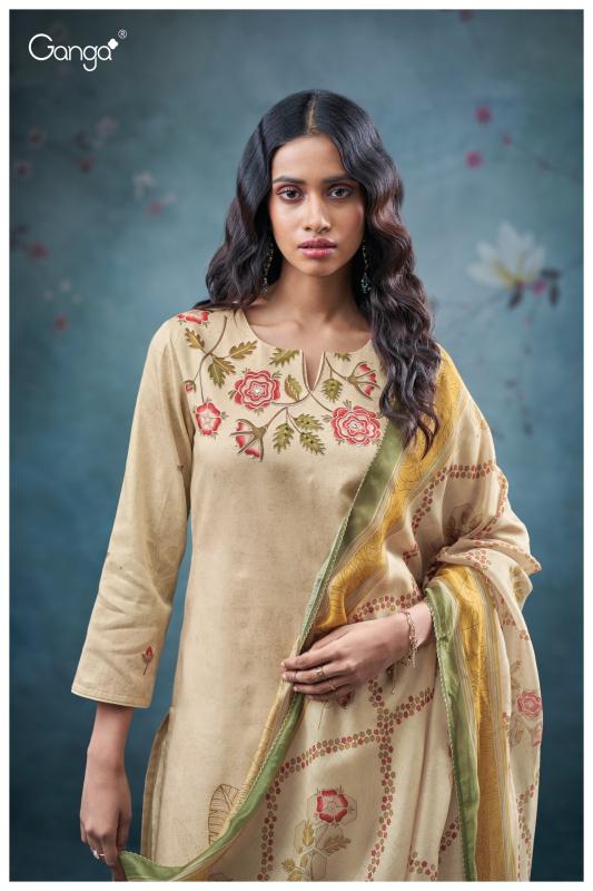 Ganga winter 3714 catalog salwar kameez india wholesale