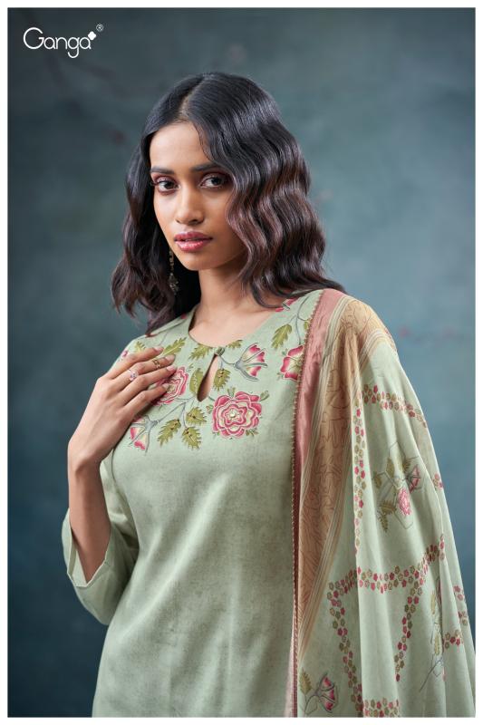 Ganga winter 3714 catalog salwar kameez india wholesale