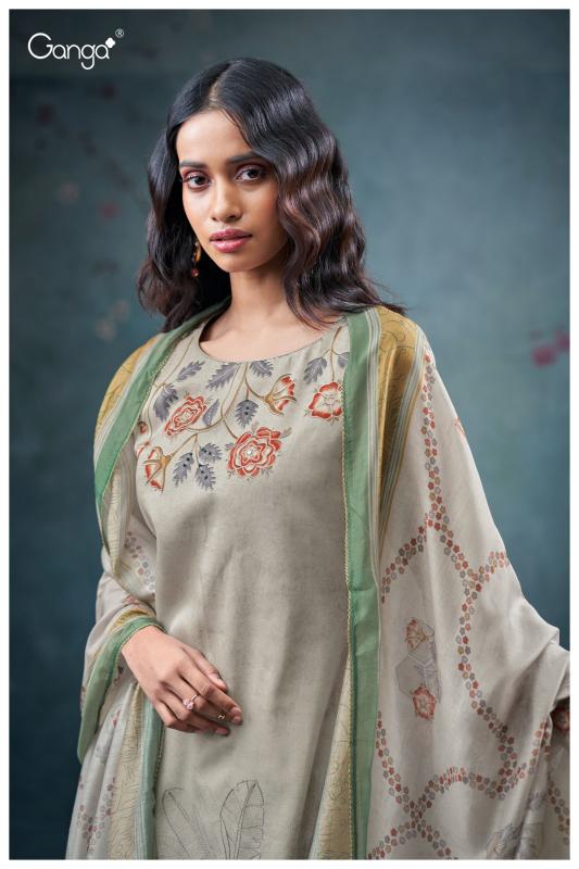 Ganga winter 3714 catalog salwar kameez india wholesale
