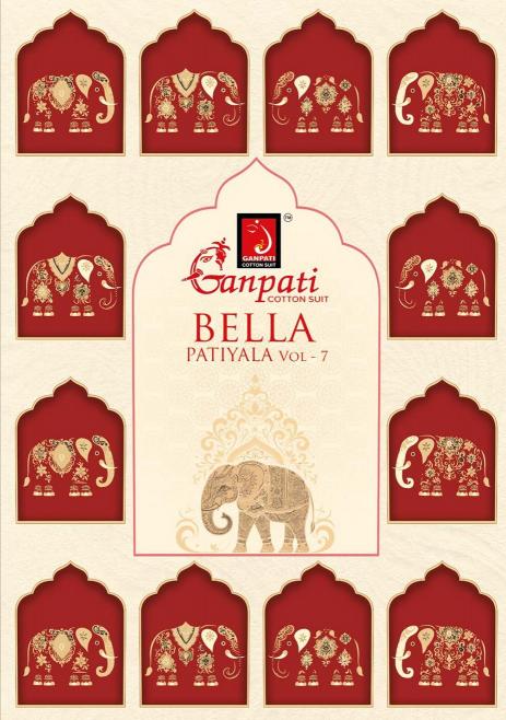 Ganpati Bella Patiyala Vol-7 – Dress Material - Wholesale Catalog