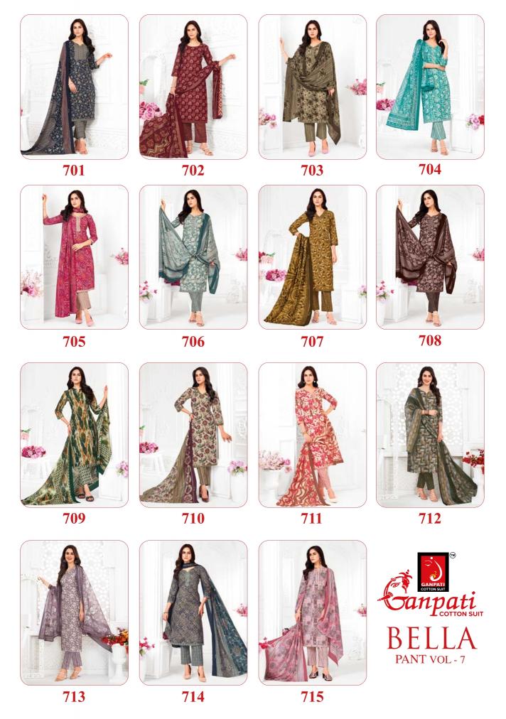 Ganpati Bella Vol-7 – Dress Material - Wholesale Catalog