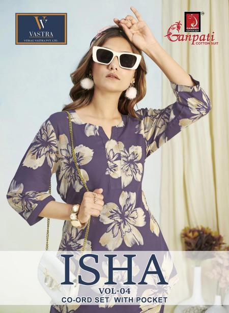 Ganpati Isha Vol-4 – Rayon Cord Set - Wholesale Catalog