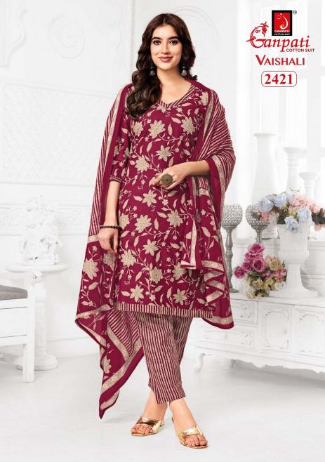 Ganpati Vaishali Pant Vol-10 – Kurti Pant With Dupatta - Wholesale Catalog