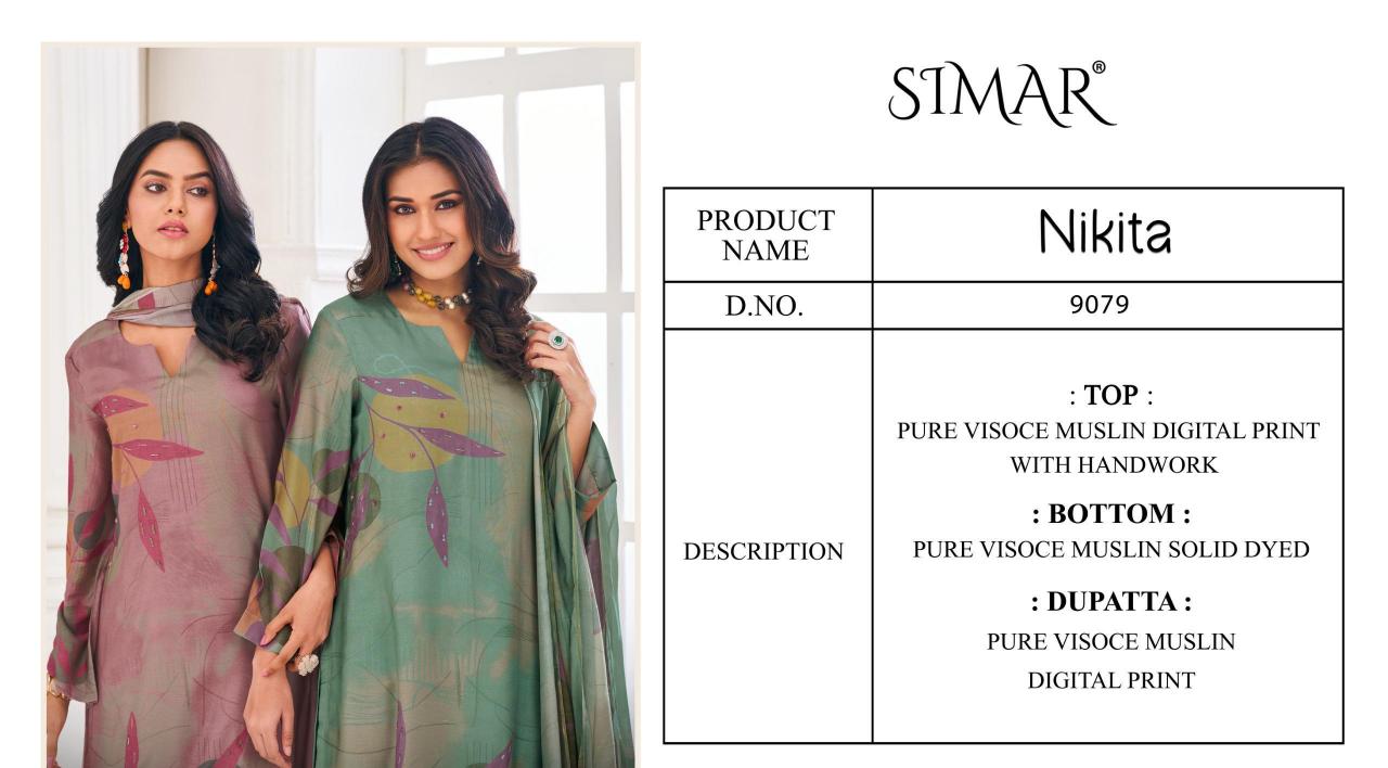 Glossy Simar Nikita catalog wholesale dealers of salwar kameez in bangalore