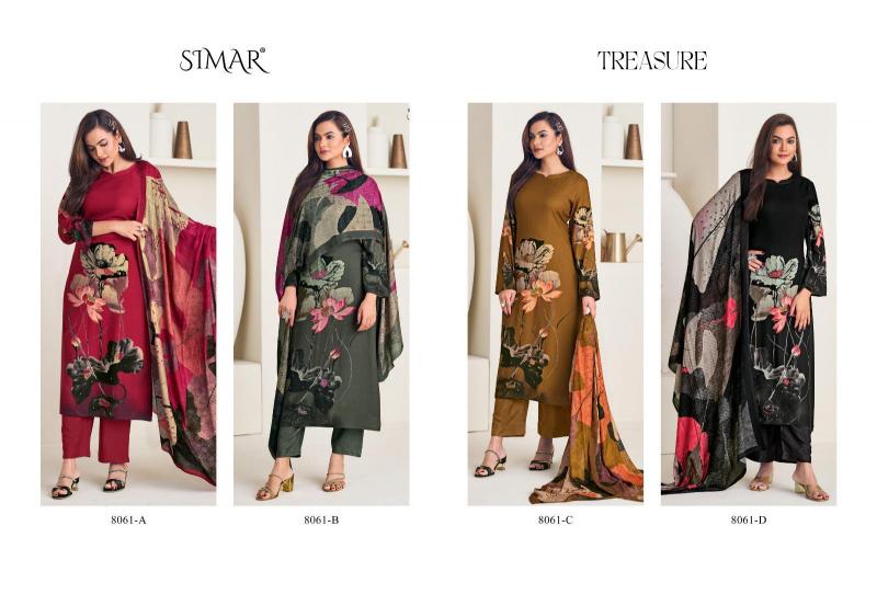 Glossy Simar Treasure Muslin catalog wholesale market for salwar kameez in delhi