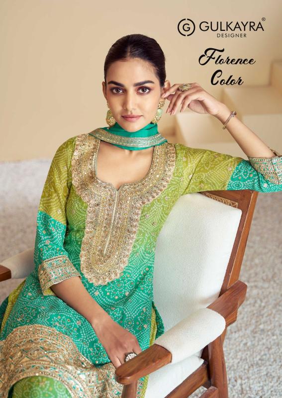 Gulkayra Florence Color catalog wholesale designer salwar kameez in surat 