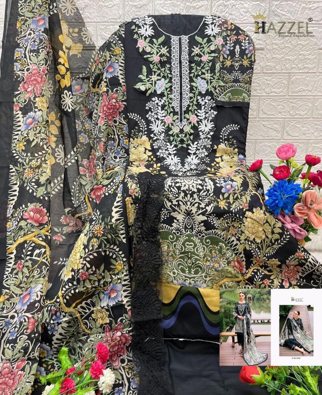 Hazzel 0349 catalog pakistani wholesale replica suits in delhi
