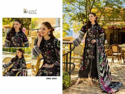 Hazzel Maria B Kirdar Vol 1 catalog Chiffon Dupatta wholesale pakistani suits in delhi
