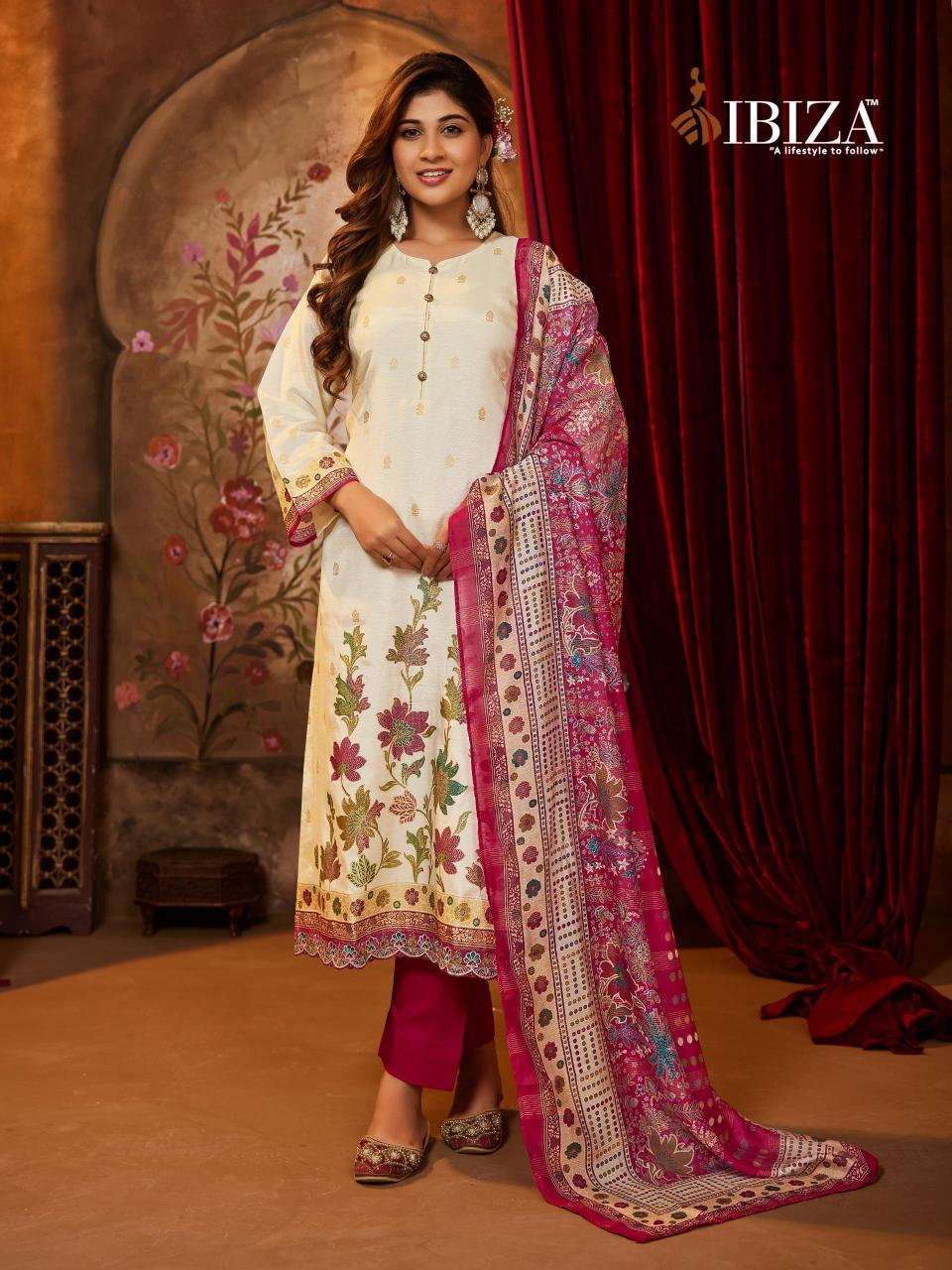 Ibiza Casual Dairy catalog salwar kameez fabric wholesale
