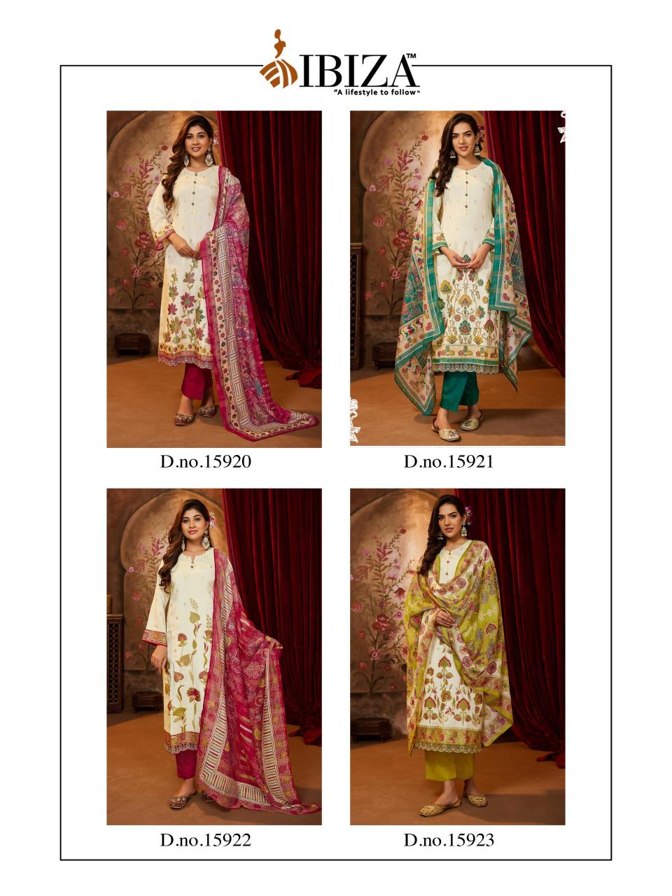 Ibiza Casual Dairy catalog salwar kameez fabric wholesale
