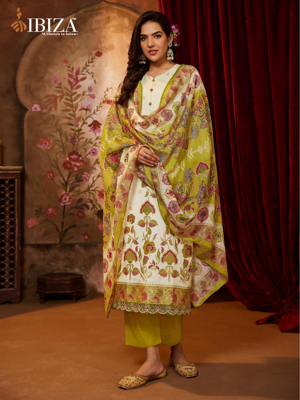 Ibiza Casual Dairy catalog salwar kameez fabric wholesale