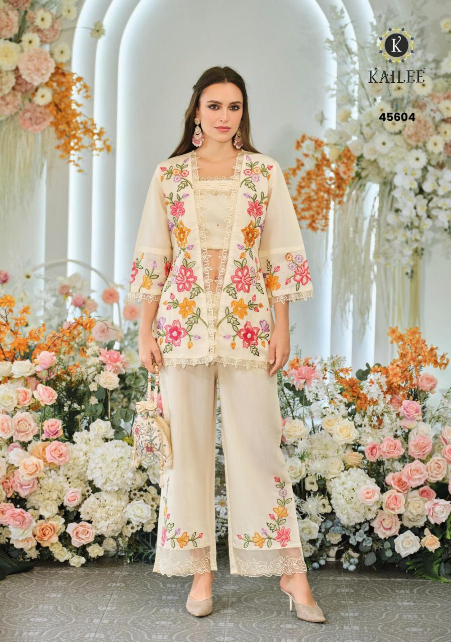 Kailee Fashion Bloom vol 2 catalog designer indo western dresses for women