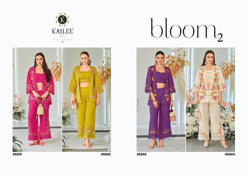 Kailee Fashion Bloom vol 2 catalog designer indo western dresses for women
