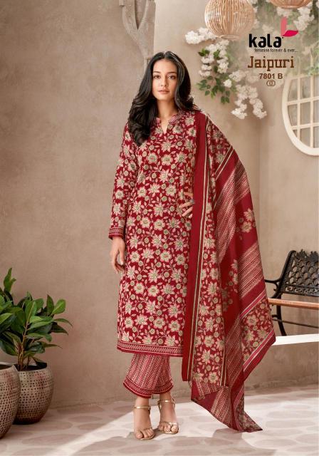 Kala Jaipuri Vol-8 – Dress Material - Wholesale Catalog