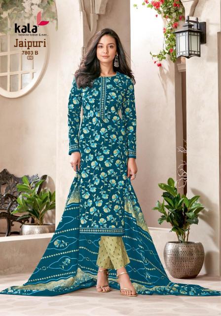 Kala Jaipuri Vol-8 – Dress Material - Wholesale Catalog
