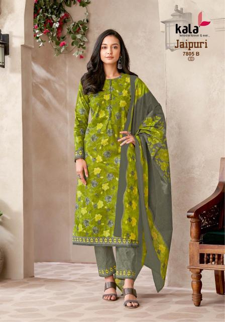 Kala Jaipuri Vol-8 – Dress Material - Wholesale Catalog